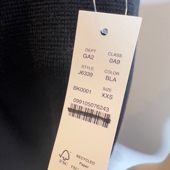 J.Crew $158 Juliette collarless sweater-blazer Black Size XXS J6339 - Picture 4 of 9